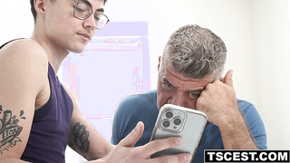 OH MY FUCKING GOD! Stepfather fucks his trans-teen son!