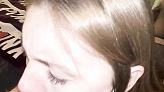 Teen Beauty Sloppy BBC Blowjob