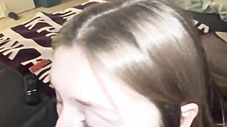 Teen Beauty Sloppy BBC Blowjob