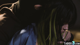 Masked intruder fucked a BBW latina slut