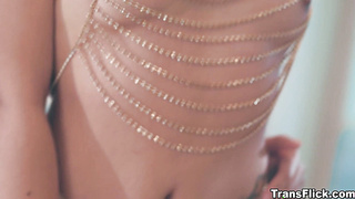 Summer slobbers TS Eva's DONG!