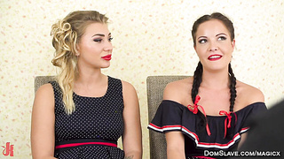 Young anal babes humiliated and fucked in public