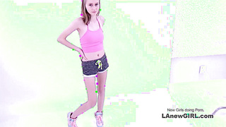 Super Cute Skinny Teen Debuts in Porn at Call Castings