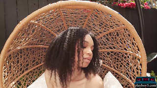 Black teen beauty shows all for Playboy