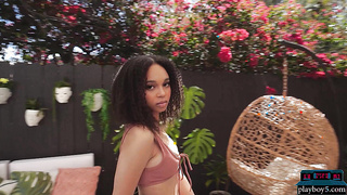 Black teen beauty shows all for Playboy