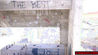 FUCK ME! Poor guy tortured under scorching sun!