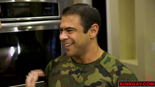 Father-Son Duo DOUBLE ANAL fuck family man