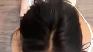 Petite latina deepthroat blowjob and facial