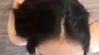 Petite latina deepthroat blowjob and facial