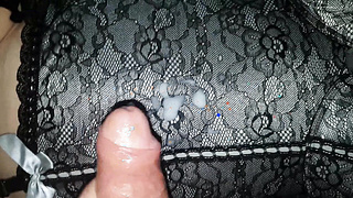 Anal in red cumload special