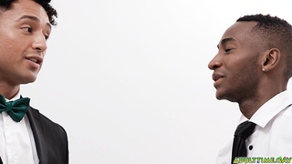 Two Jock friends sneaking off to get laid