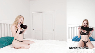 Room mates role playing turns to deep anal hammering