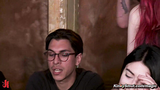 Cadence Lux torments Liz Rainbow in public