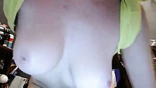 Petite Chick strips and masturbates her wet pussy