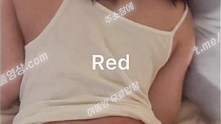 4780 트위터 섹트 레드 단발 흰나시 뒷치기 텔레 UB892
