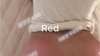 4780 트위터 섹트 레드 단발 흰나시 뒷치기 텔레 UB892