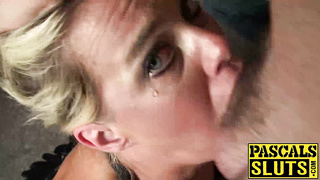 Blonde slut Roxy Mae enjoyed getting herself dominated hard