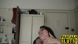 Sexy round ass brunette Samantha rides Pascals fat cock