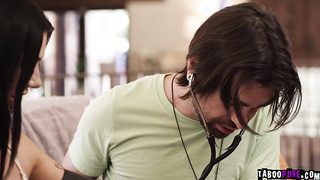 Stepsiblings plays step Doctor and fucks