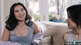 Bisex asian fucked by a married couple