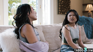 Bisex asian fucked by a married couple