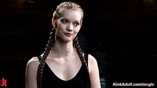 Erin Everheart enduring extreme bondage from her captor