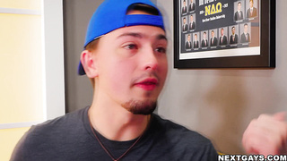 Masyn enjoys the glory hole he found