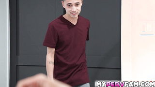 Stepson cant stop thinking stepmoms big boobs