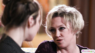 Lesbian celebrity facesitting teen fan