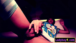 Amateur teen ladyboy back from Japan