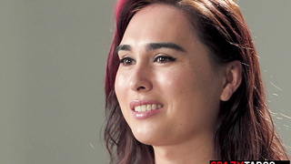 Horny shemale Ember Fiera masturbated