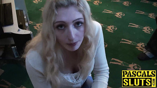 Nasty blonde babe Jessica Jensen gets a bondage spankathon