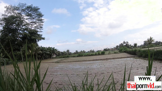 Amateur Thai hottie licked and fucked