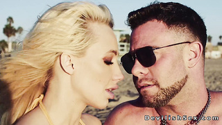 Big tits blonde rides big cock