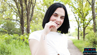 Curvy German MILF shows off the goods