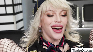 TS flight attendant barebacked by airport guard