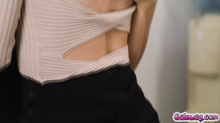 Emma Hix and Blake making their lunch break enjoyable