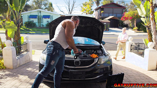 An enticing sex scene with Johnny Moon and Lawson James