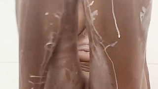 Blonde Babe gets naughty in the shower