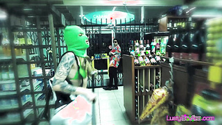 Busty bikini gfs stealing and fucking