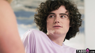 Huge boobs MILF stepmom caught fapping