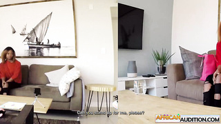 Hot black teen enjoyed pussy fucking