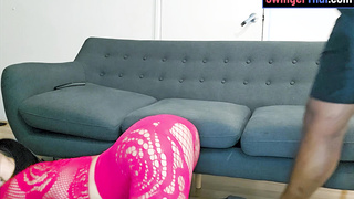 Curvy Thai MILF first time interracial