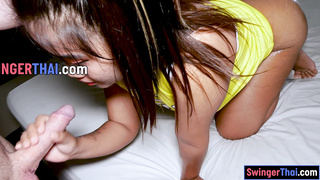 Cute Thai BBW fucked hard from behind