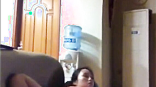 Filipina Luna masturbates in expats home