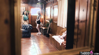 Latina trans wife fucks the babysitter