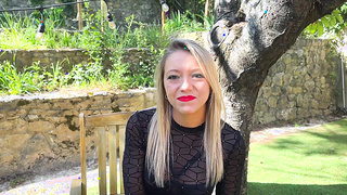 Beautiful Ashley Swallows Her Husband's Cock