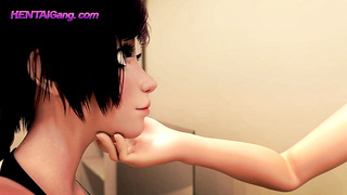 FUTANARI XXX Delivery ◈ SHEMALE on FEMALE 3D