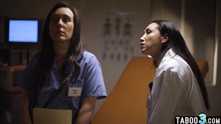 Latin MILF doctor lures a nurse into sex