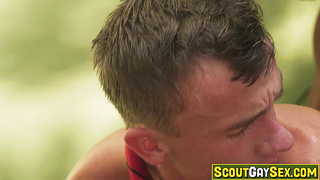 Tyler Saint cum hard while fucking twink Zack